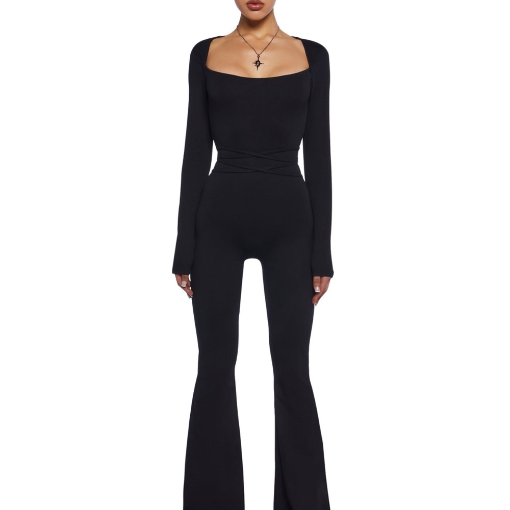 DARKER WAVS Pitch Open Back Jumpsuit